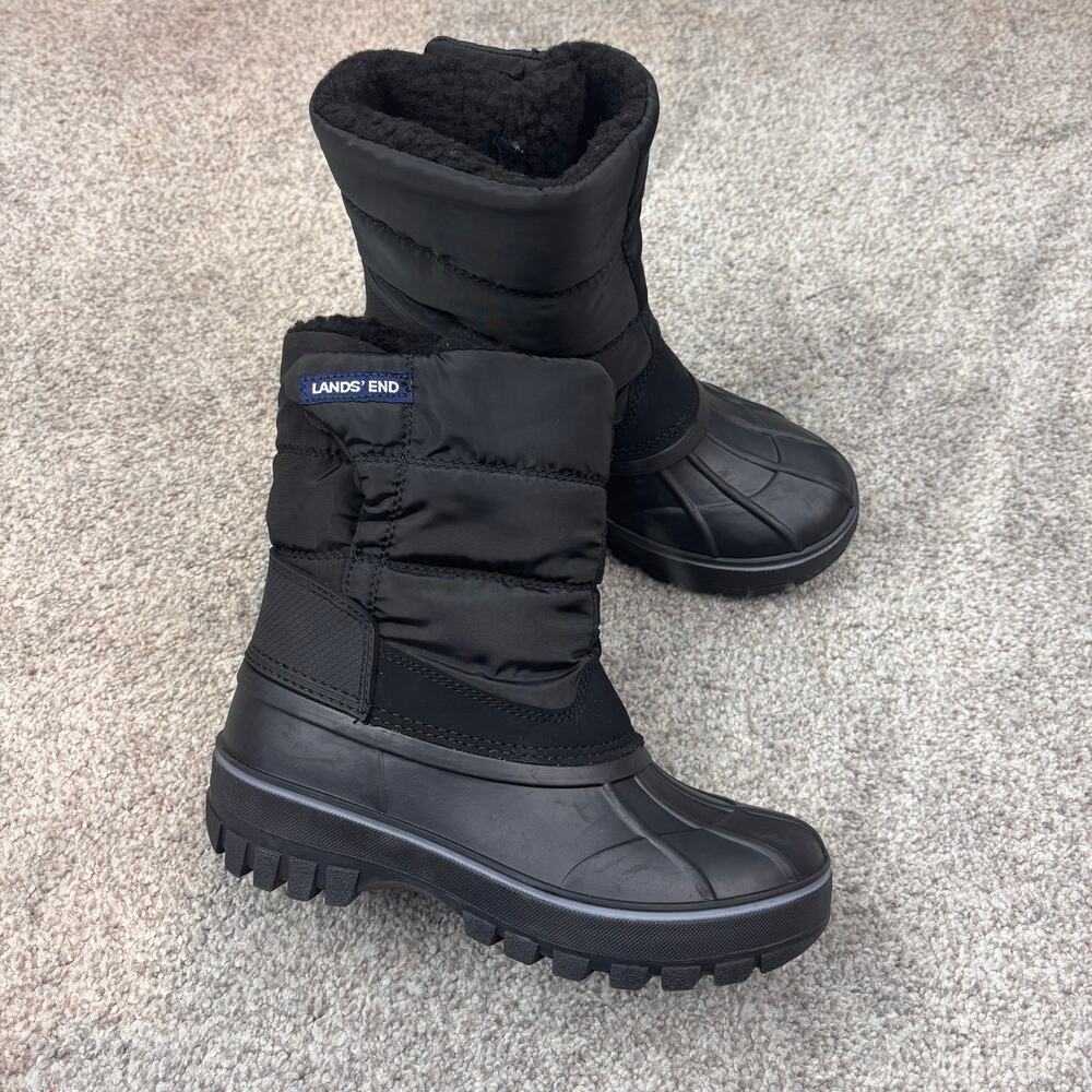 New! Lands End Kids Frost Insulated Waterproof snow boots size 1